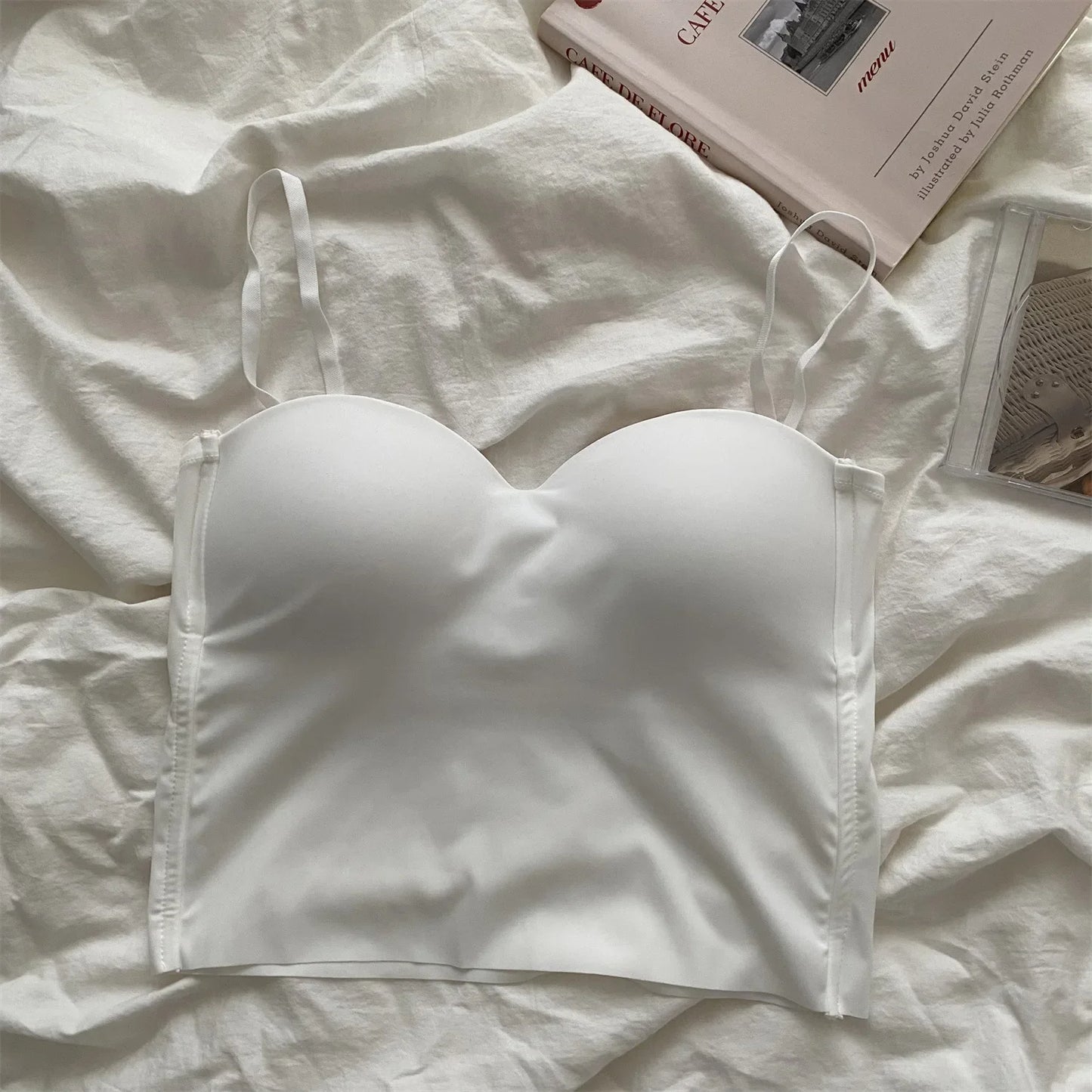 VILANNA: Tank Top Bra Seamless Skin-Friendly