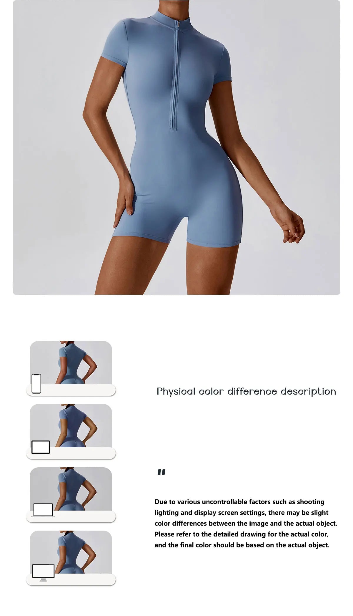 Summer Zipper Jumpsuits Short Sleeve Yoga Bodysuit Women's Yoga Set Gym Tracksuit Push-up Workout Clothes Dance Fitness Bodysuit