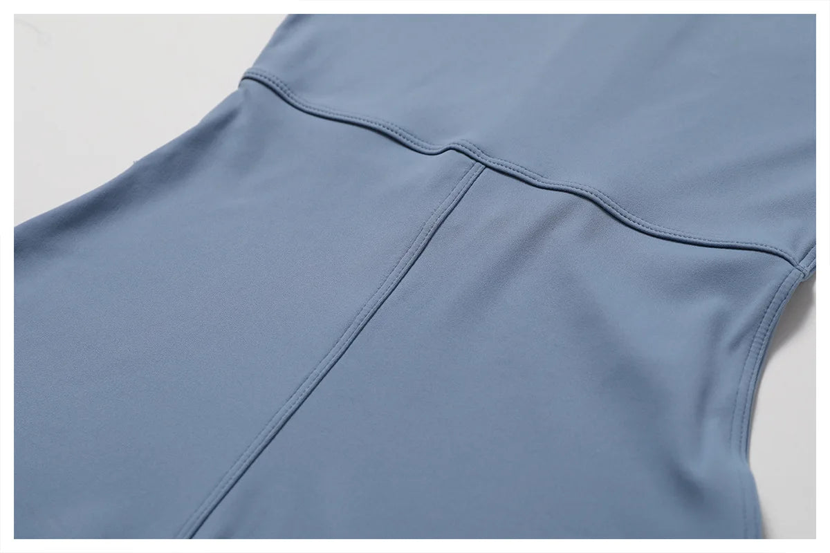 Summer Zipper Jumpsuits Short Sleeve Yoga Bodysuit Women's Yoga Set Gym Tracksuit Push-up Workout Clothes Dance Fitness Bodysuit